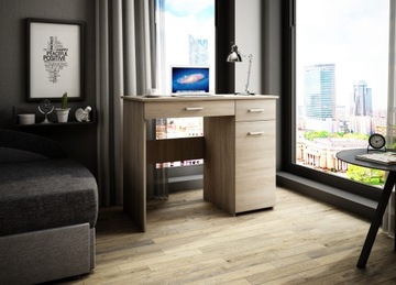 ШКОЛЬНАЯ ПАРТА ADAŚ ДУБ SONOMA НОУТБУК СЛЕВА СПРАВА