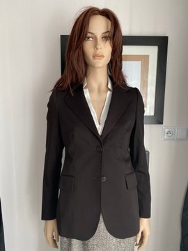 Marynarka Massimo Dutti r.36 kol. brązowy wełna