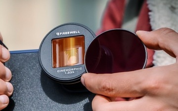 Анаморфный фильтр GOLD 1.33x FREEWELL для IPHONE 15 14 13 (FW-SH-GANM33)