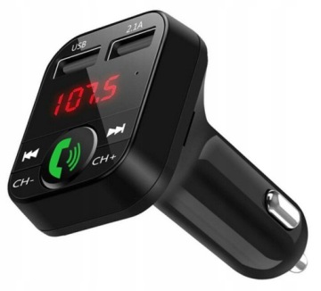 FM-ПЕРЕДАТЧИК BLUETOOTH ЗАРЯДНОЕ УСТРОЙСТВО ДЛЯ MP3 2xUSB SD LCD