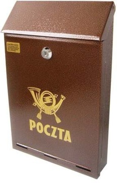SKRZYNKA NA LISTY A-4 CZARNA MAT