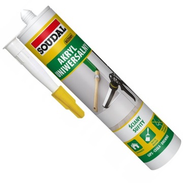 AKRYL UNIWERSALNY USZCZELNIACZ BEŻOWY SOUDAL 280ml