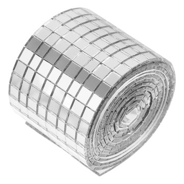 КЛЕЯ ЗЕРКАЛА ДЕКОРАТИВНАЯ НАСТЕННАЯ ПЛИТКА КВАДРАТНАЯ МОЗАИКА НАКЛЕЙКА НА НАСТЕНУ 1 РУЛОН