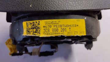 AIR NÁDRŽ ULOŽENÍ VZDUCHOVÁ ŘIDIČE VW PASSAT B7 GOLF VI 3C8880201T
