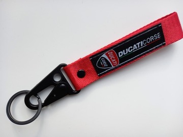 Ремешок для мотоцикла, брелок DUCATI CORSE красный