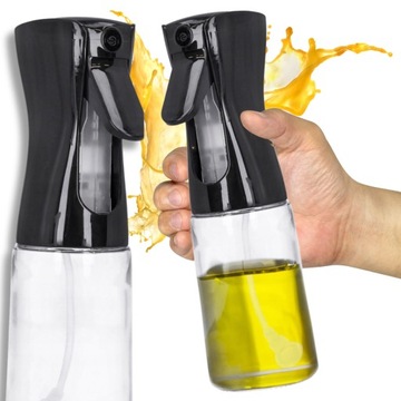 Spryskiwacz do oleju i octu Atomizer Butelka z Rozpylaczem Dozownik 190 ml