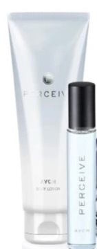 AVON zestaw PERCEIVE perfumetka 10ml EDP+ perfumowany balsam do ciała 125ml
