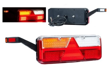 Lampa tylna LED do przyczepki przyczepy naczepy lawety FRISTOM FT-500 L