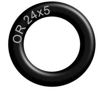 Oring 24x5 NBR70 gumowy uszczelniacz pierścień olejoodporny (1 szt)