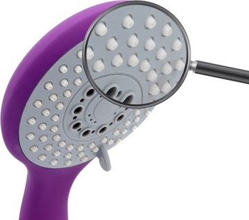 РУЧКА ДЛЯ ДУША ФИОЛЕТОВЫЙ, 3 ФУНКЦИИ, 100 мм