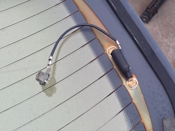 MERCEDES GLC X253 2015 ЗАДНЕЕ СТЕКЛО КАПОТА