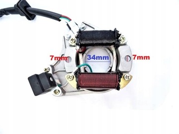 STATOR ISKROWNIK 2 CEWKI 139FMB 110-125CC ATV QUAD
