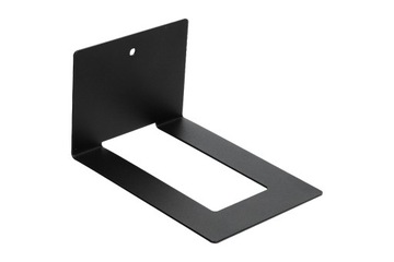 Półka na książki wisząca metal czarna LOFT
