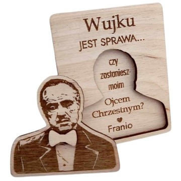 Czy zostaniesz moim prośba do chrzestnych pytanie zaproszenie na chrzest