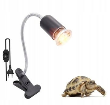 LAMPA DO GRZEWCZA ŻÓŁWIA 75W UVB Żarówka