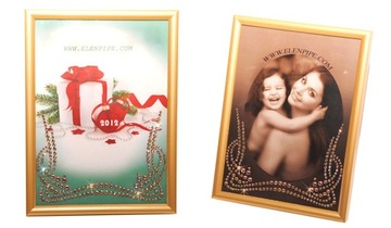 Фоторамка подарок на свадьбу, день рождения, Swarovski