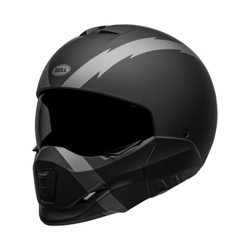KASK MODUŁOWY BELL BROOZER ARC MATTE BLACK GREY CZARNY SZARY MAT Rozmiar S