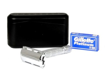 НАБОР ДЛЯ БРИТЬЯ ЩЕТКА BADGER ЛЕЗВИЕ ДЛЯ БРИТВЫ ПОДСТАВКА ДЛЯ МЫЛА ТИГЛЬ