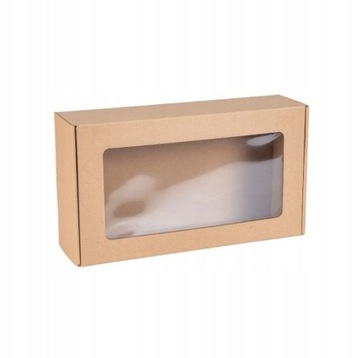 Pudełko z okienkiem fasonowe 350×200×100 mm 10szt