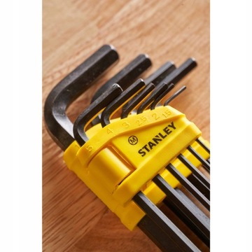 STANLEY 69-253 КЛЮЧИ ШЕСТИГРАННЫЕ IMBUS 1,5-10мм 10 шт.