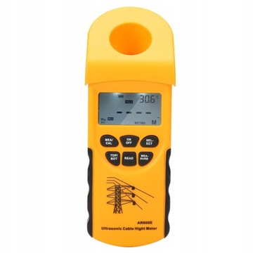 INTELIGENTNY CZUJNIK AR600E MIERNIK WYSOKOŚCI KABLA LCD