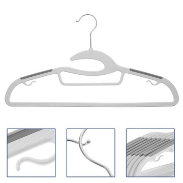 10 ШТ. ОЧЕНЬ ШИРОКИЕ ВЕШАЛКИ ПЛАСТИКОВАЯ ВЕШАЛКА ДЛЯ ОДЕЖДЫ