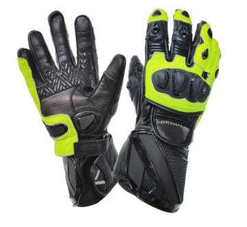 Rękawice motocyklowe Adrenaline lynx sport ppe r. M Fluo