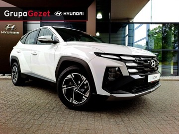 Hyundai Tucson IV SUV Facelifting 1.6 T-GDI 160KM 2025 Hyundai Tucson 1.6T-GDI 160KM MT6 MODERN Serenity White OD RĘKI !!!