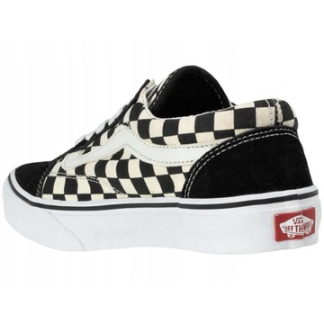 Trampki Sznurowane Buty Vans V36CL OLD Skool DX Tenisówki Kratka 36