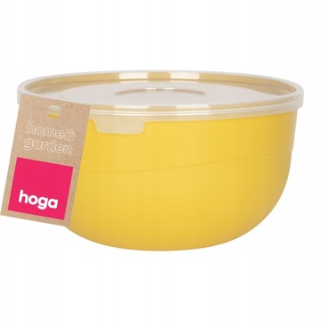HOGA 1007 MISECZKA musztardowa 1,2l Z POKRYWKĄ