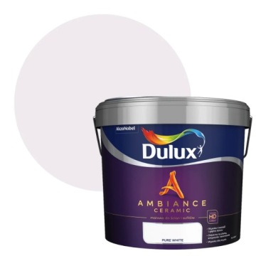 DULUX AMBIANCE FARBA CERAMICZNA 9L Pure White