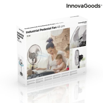 Регулируемый напольный вентилятор InnovaGoods 75 Вт