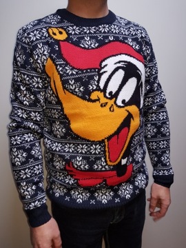 SWETER MĘSKI ŚWIĄTECZNY LOONEY TUNES XL + reserved