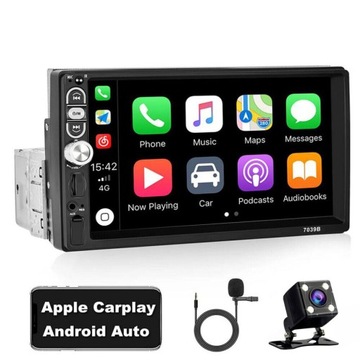 SAMOCHODOWE ODTWARZACZ AUDIO CARPLAY RADIO BLUETOOTH USB MP5 7