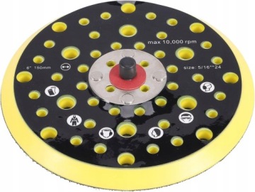 Диск шлифовальный дисковый ножной резьба 5/16 150 мм 52 отверстия Mirka Deros Ceros