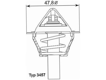 TERMOSTAT MERCEDES TŘÍDA C W204 1.6 1.8 S204 W203 S203