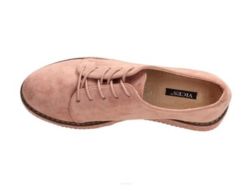 Różowe półbuty, buty damskie VICES 7203-20 r40