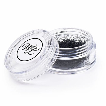 Rzęsy porcjowane B 0,10 w słoiczku 0,25g - 8mm