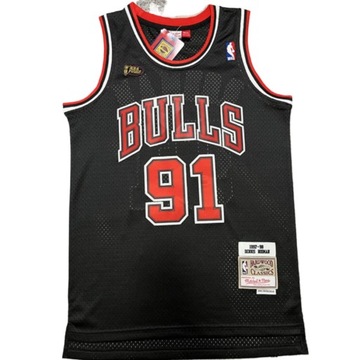 97/98 новые мужские финалы торгов Chicago Bulls # 91 Деннис Родман ретро