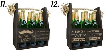 ТЕМНАЯ КОРОБКА, ПИВОВАРОК, ПОДАРОК ​​ПАПЕ, ДЕНЬ ОТЦА, ГРАВИРОВКА