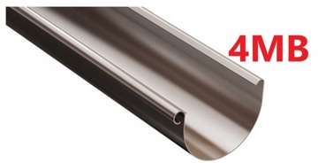 RYNNA PROAQUA Budmat PVC 150 dł. 4 m ral 8017 BRĄZ