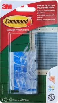 Klipsy outdoor 8szt. Command 3M