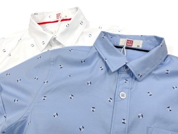 РУБАШКА GURU из хлопка, размер 8 - 122/128 см, БЕЛАЯ