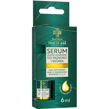 TIME OF OIL SERUM OLEJOWO-GLICERYNOWE DO PAZNOKCI I SKÓREK REGENERACJA