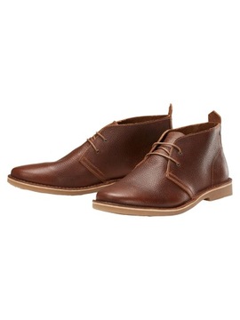 BUTY JACK&JONES LEATHER BROWNE STONE-ROZM. 40