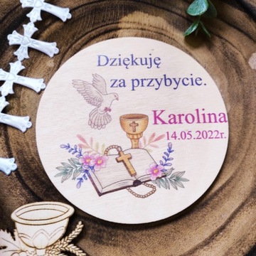 Магнит благодарственный подарок ПРИЧАСТЬЕ с принтом 10 шт.