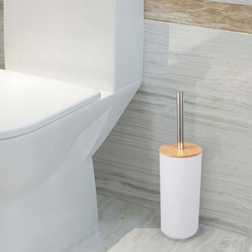 НАБОР ИЗ 6 ЭЛЕМЕНТОВ ДЛЯ УНИТАЗА ДИСПЕНСЕР КОРЗИНА ЩЕТКА БЕЛЫЙ