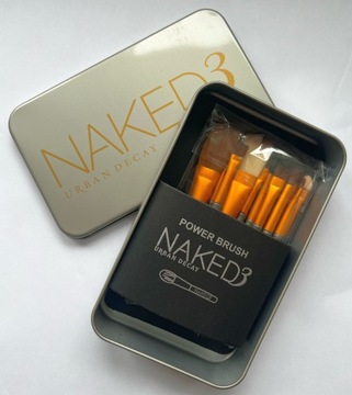 Набор профессиональных кистей для макияжа NAKED3.