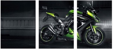 3x OBRAZ NA ŚCIANĘ KAWASAKI NINJA 30x40