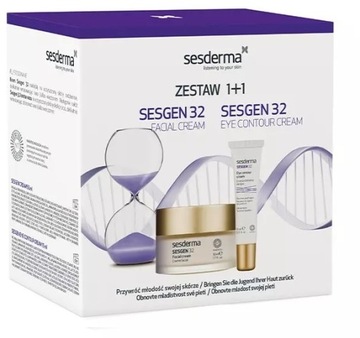 SESDERMA ZESTAW SESGEN 32 Krem do twarzy 50 ml + Krem pod oczy 15 ml